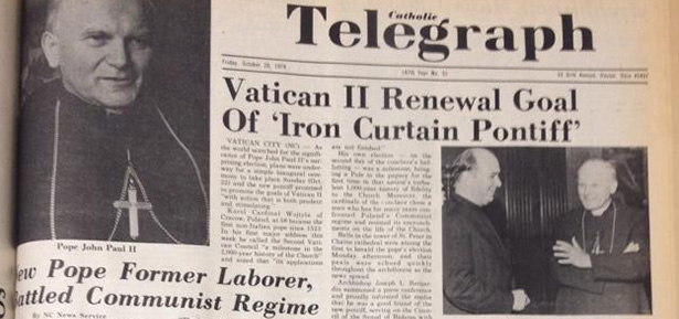 The election of John Paul II to the papacy on this date in 1978 was a historic moment for the church. (CT File)