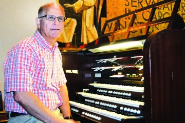 Anthony DiCello, music director at the Cathedral of St. Peter in Chains, has been named Archdiocesan Music Director by Archbishop of Cincinnati Dennis M. Schnurr. (CT Photo/John Stegeman)