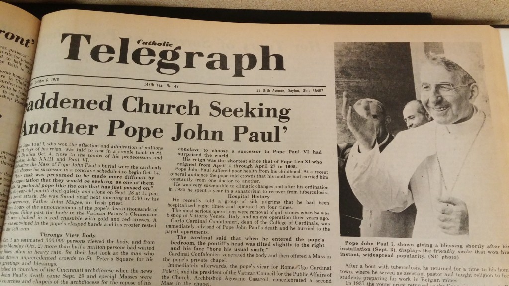 October 6, 1978 edition of The Catholic Telegraph