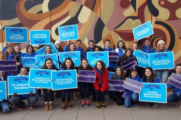 Chaminade Julienne Students readying for the March for Life in Washington DC (Courtesy Photo)