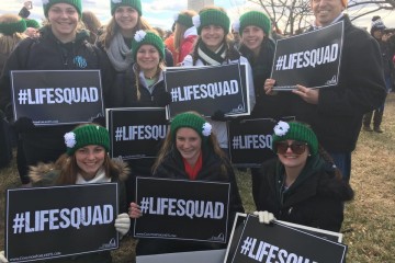 Seton High School's Life Squad March for Life in Washington DC (Courtesy Photo)