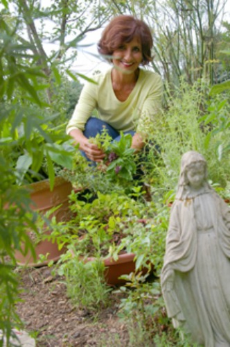 Rita Heikenfeld’s Mary Garden is part of her larger herb garden (Courtesy Photo)
