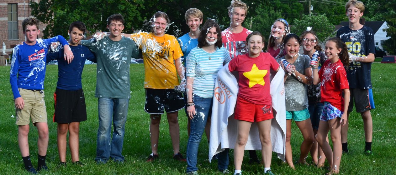 Totus Tuus group at St. Margaret-St. John (CT Photo/Greg Hartman)