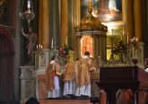 Celebrating the 175th Anniversary Mass were Fr. Lawrence Juarez, C.O., Fr. Jon-Paul Bevak, C.O., and Fr. Adrian Hilton C.O. (CT Photo/Greg Hartman)