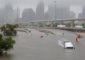 Interstate 45 is seen submerged from the effects of Hurricane Harvey Aug. 28 in Houston. (CNS photo/Richard Carson, Reuters)