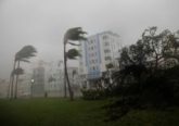 Heavy wind caused by Hurricane Irma is seen in Miami Sept. 10. (CNS