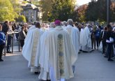 Procession of the English Speaking Mass at Lourdes France, September 29, 2017 (CT Photo/Greg Hartman)