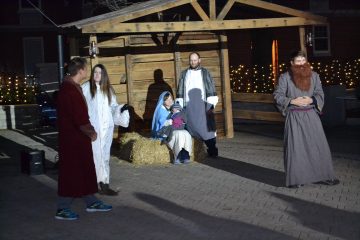 Now there were shepherds in that region living in the fields and keeping the night watch over their flock. The angel of the Lord appeared to them and the glory of the Lord shone around them, and they were struck with great fear. (Luke 2: 8-9) (CT Photo/Greg Hartman)