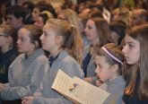 Students participate in the 2018 Catholic Schools Week Mass (CT Photo/Greg Hartman)