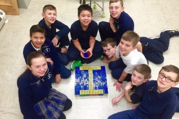 St I's 5th Grade Math enrichment Maya Destazio, Kyle Goertemoeller, Andrew Voelkerding, Olive Hines, Nicholas Meyer, Jack Staarman, Colin Birck, Vincent Foote, John Paul Gray (Courtesy Photo)