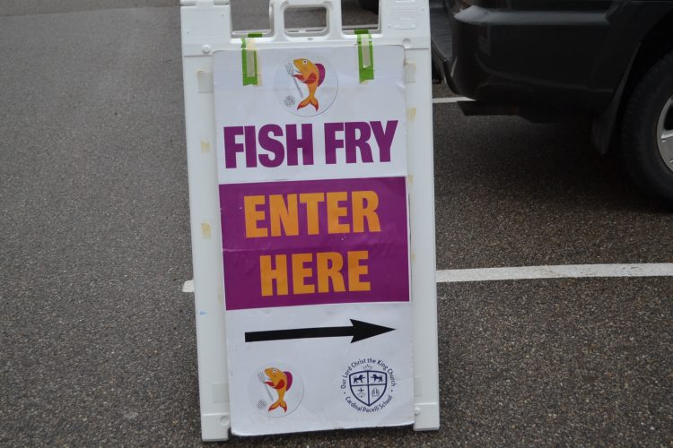 It's Fish Fry night at Our Lord Christ the King parish in Mount Lookout (CT Photo/Greg Hartman)