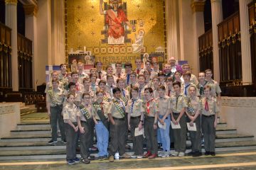 Ad Altare Dei recipients at the 2018 Religious Emblems Ceremony (CT Photo/Greg Hartman)