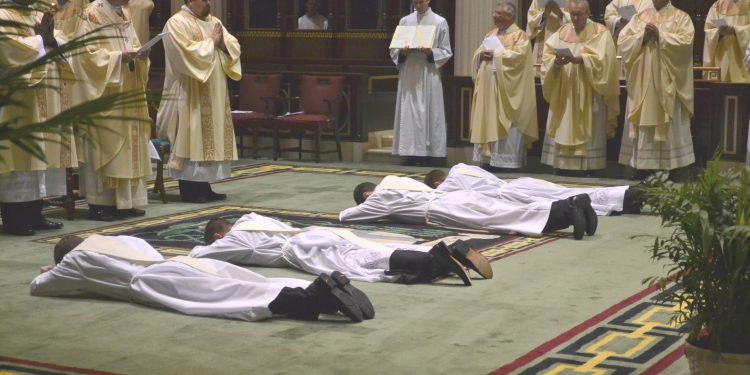 The ancient tradition of The Litany of Supplication. (CT Photo/Greg Hartman)