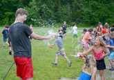 Serious waterfare at Totus Tuus. (CT Photo/Greg Hartman)