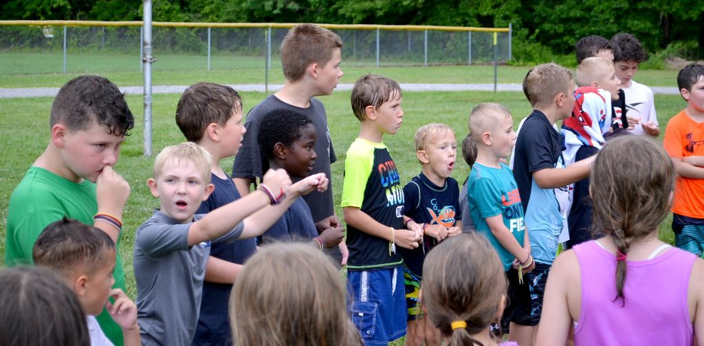 It was the boys turn to sing! (CT Photo/Greg Hartman)