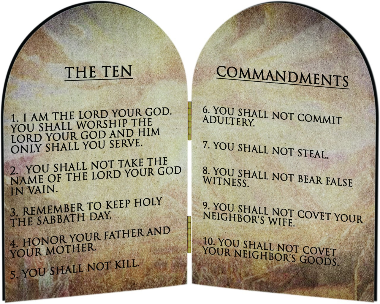 original ten commandments