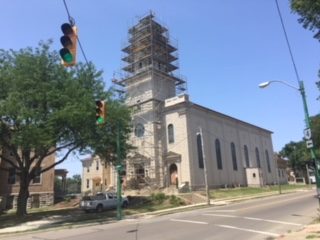 St. Bernard Church, Springfield, undergoing renovation. (Courtesy Photo)