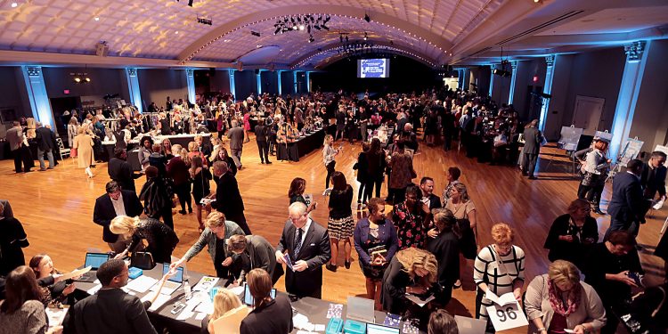 RetroFittings 2018, a St. Vincent de Paul fundraising event, was held at Music Hall in Cincinnati Thursday, Oct. 18, 2018. (CT Photo/E.L. Hubbard)