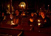 But if we walk in the light as he is in the light, then we have fellowship with one another, and the blood of his Son Jesus cleanses us from all sin. 1 John 1:7 Rorate Mass Old St Mary (CT Photo/Greg Hartman)