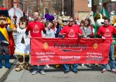 In our 198th year as an Archdiocese, we celebrate the 150th Opening Day of Cincinnati Reds Baseball in the Findlay Market Opening Day Parade. (CT Photo/Greg Hartman)