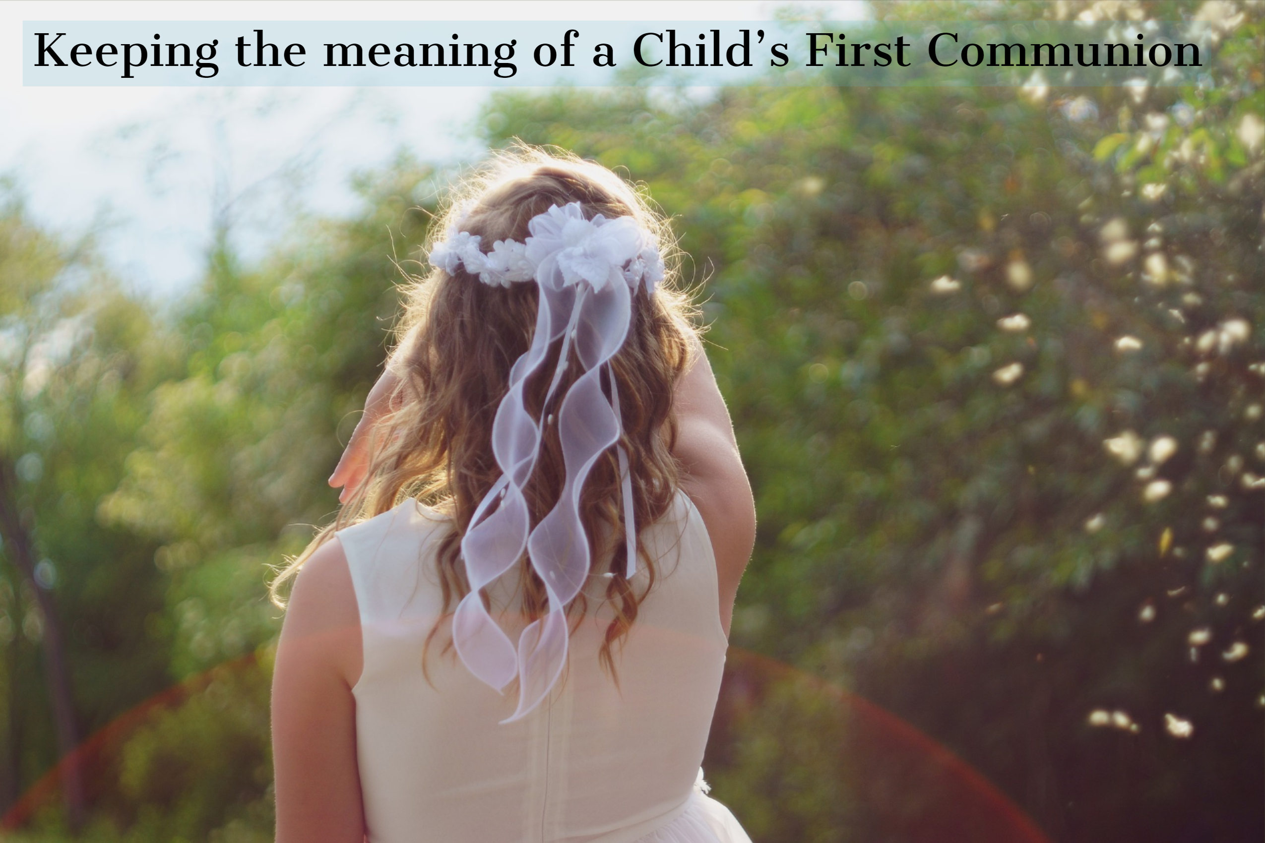 just first communion