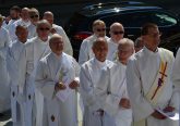 A sun drenched April Morning as deacons process at Diaconate Ordination. (CT Photo/Greg Hartman)