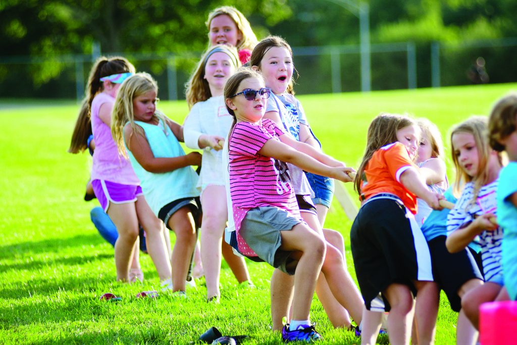 Holy Family Parish in Middletown’s Annual Parish Picnic tug-of-war fun. Photo by Rob McCulley.