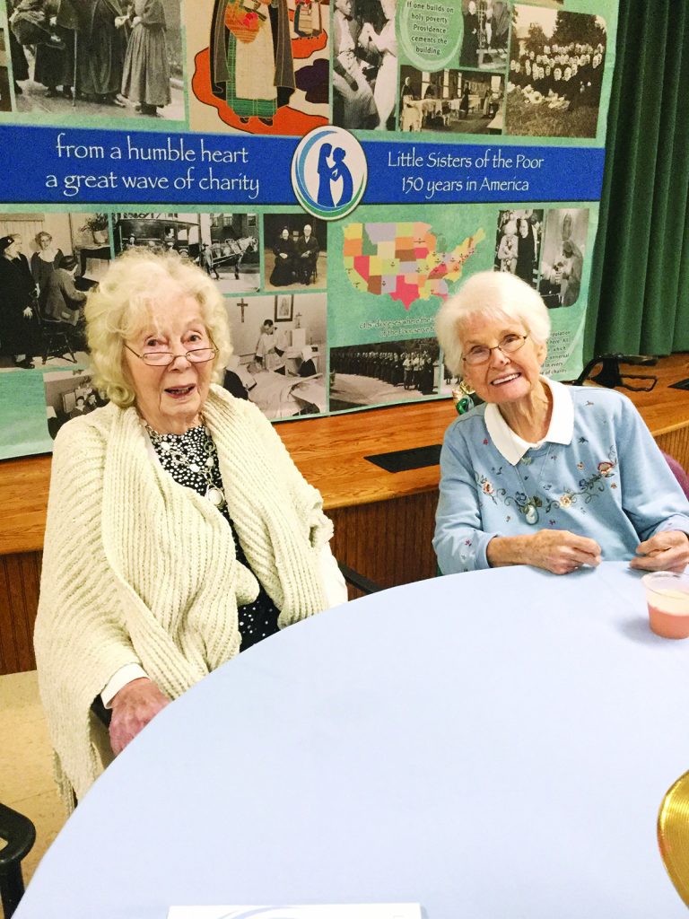 On Aug. 30, the feast day of St. Jeanne Jugan, foundress of the Little Sisters of the Poor, residents, families, guests and sisters celebrated the privilege of serving the elderly in need throughout America and in Cincinnati. The evening consisted of a Mass and reception at St. Paul’s Home in Clifton. Father Rob Waller, together with Fathers Rey Taylor and Tom Snodgrass, concelebrated the Mass of Thanksgiving.