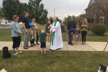 St. Francis Parish in Cranberry held a celebration in honor of their patron saint. Afterwards pastor Father Bill O’Donnell, CPPS, blessed pets of parishioners in front of St. Francis Church.