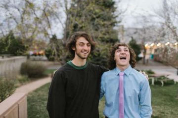 Anthony Ascolese, with his confirmation sponsor Jeremy Moore. Courtesy photo