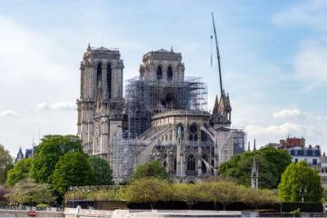 Notre-Dame de Paris shortly after a fire damaged parts of the roof and structure. Credit: UlyssePixel/Shutterstock