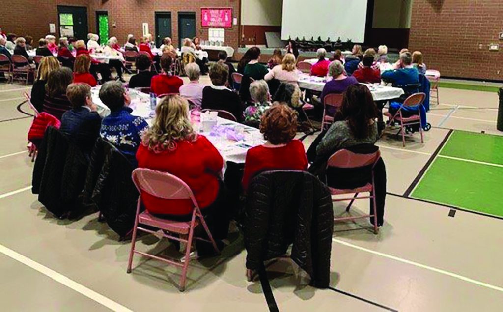 The Blessed Saints Pastoral Region of St. Bartholomew and St. Vivian celebrated the 15th year of the Women’s Advent Evenings on Dec. 4. Speaker Mikayla Owens inspired them to tell the world about the hope and love we have in Jesus Christ.