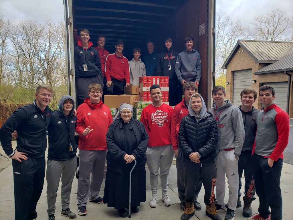 Many thanks to all who supported La Salle High School’s #CannedFoodDrive! They brought in nearly 35,000 pounds of nonperishable food items to help those less fortunate.