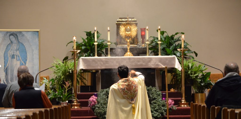 St. Ignatius of Loyola Parish hosted the National Night of Prayer for Life (NNOPFL) on Sunday, Dec. 8, through Monday, Dec. 9, uniting the Feast of the Immaculate Conception with the Feast of St. Juan Diego. The NNOPFL included adoration of the Blessed Sacrament, the Holy Rosary, confessions, prayer to St. Michael, silent prayer and hymns.