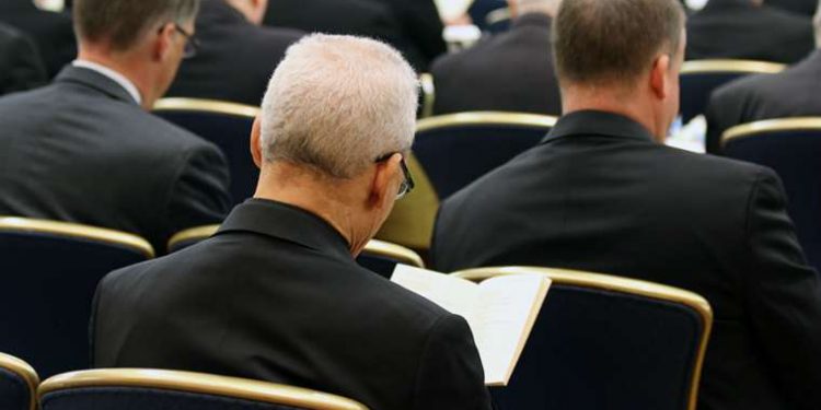 Bishops at the USCCB General Assembly in Baltimore, June 2019. Credit: Kate Veik/CNA