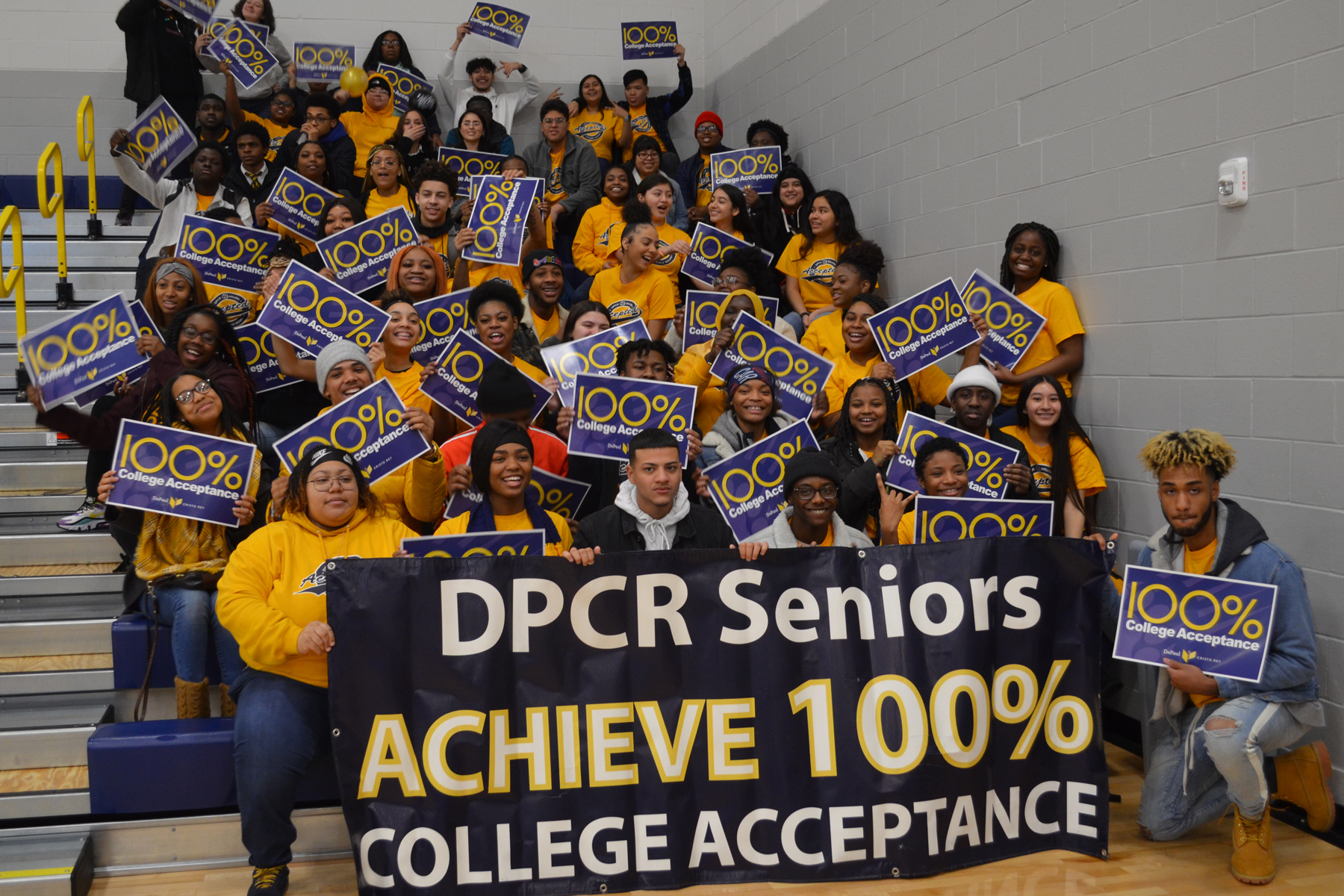 DePaul Cristo Rey Seniors Achieve 100 College Acceptance Six years