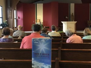 The Divine Mercy group at Queen of Peace in Hamilton, has formed the Apostolate for the Dying and are committed to pray the Chaplet of the Divine Mercy each day at the 3 o'clock Hour of Mercy. They meet in church every Tuesday and Friday at 3 p.m. to pray for the sick and dying.
