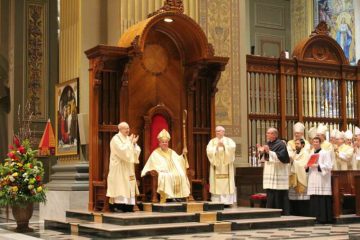 Archbishop Nelson Perez of Philadelphia during his installation Mass, Feb. 18, 2020. Credit: Sarah Webb/Catholic Philly.