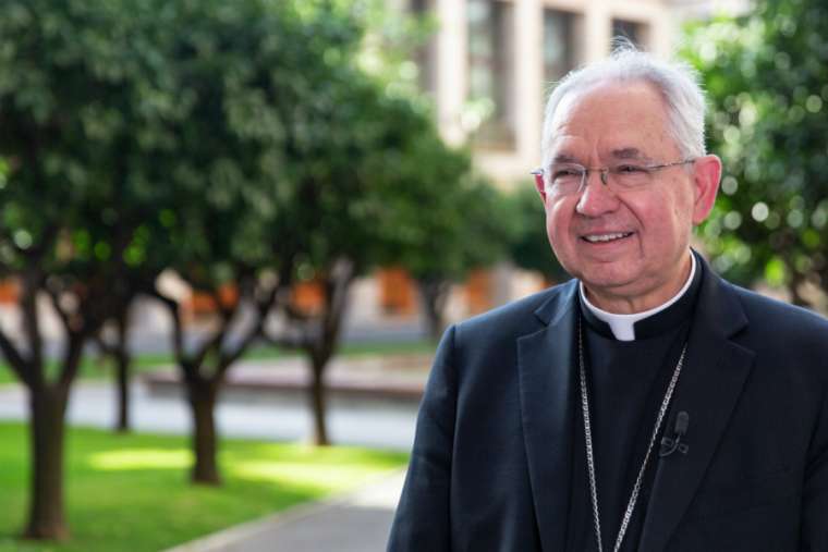 Archbishop Jose Gomez of Los Angeles at the Pontifical North American College in Rome, Sept. 16, 2019. Credit: Daniel Ibanez/CNA.