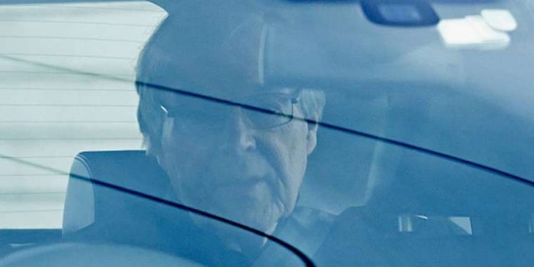 Cardinal George Pell leaves Barwon Prison on April 07, 2020 in Geelong, Australia. Credit: Quinn Rooney/Getty Images