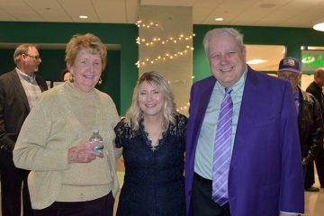 Seton and Elder Performing Arts Series Hall of Fame Inducted Carol Allen, Maribeth Samoya and Dave Allen.