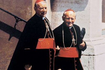 Cardinal Stefan Wyszynski and St. John Paul II, then Cardinal Karol Wojtyla. Photo Courtesy of Adam Bujak/Bialy Kruk.