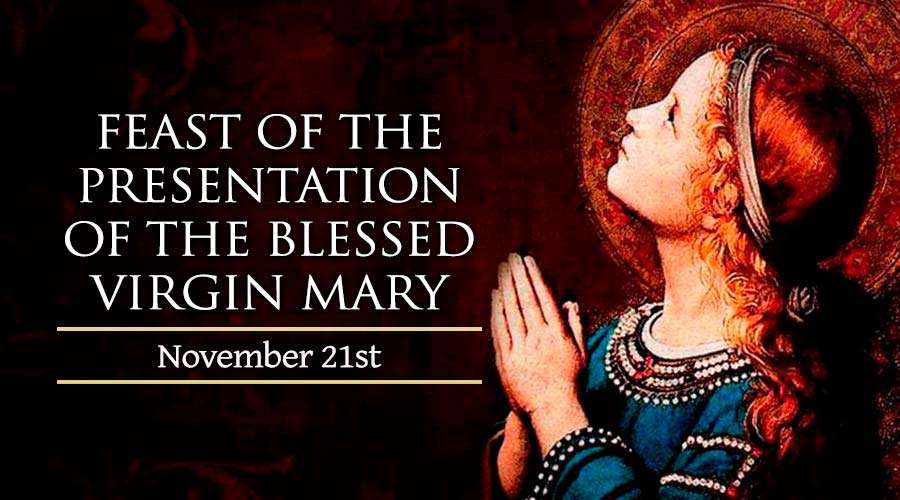 presentation of the blessed virgin mary mass schedule