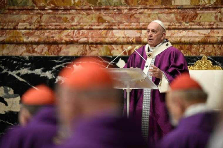 Pope Francis on Ash Wednesday Lent is a journey from slavery to