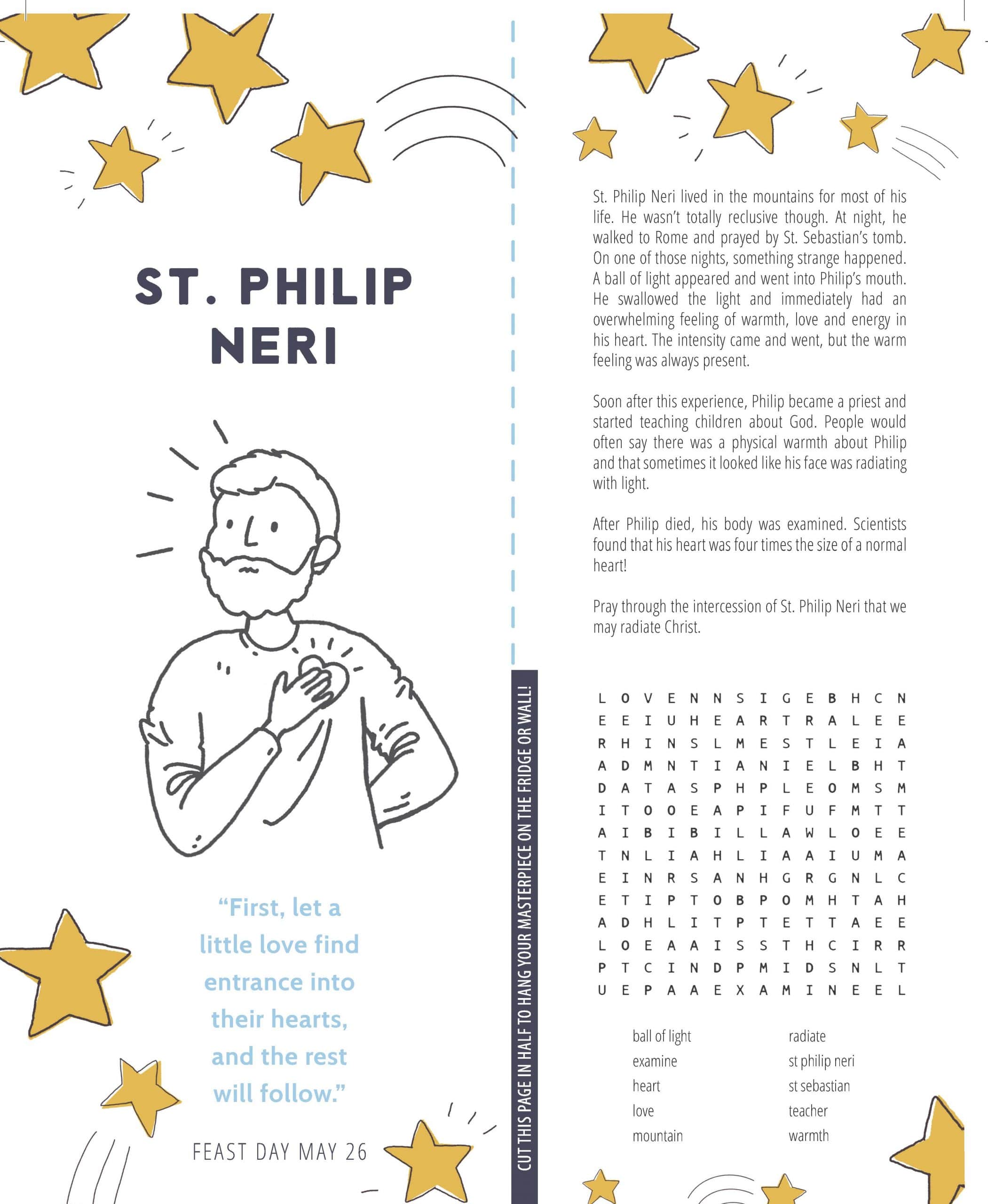 Kid S Corner St Philip Neri Catholic Telegraph Kid S Corner St Philip Neri Catholic Telegraph