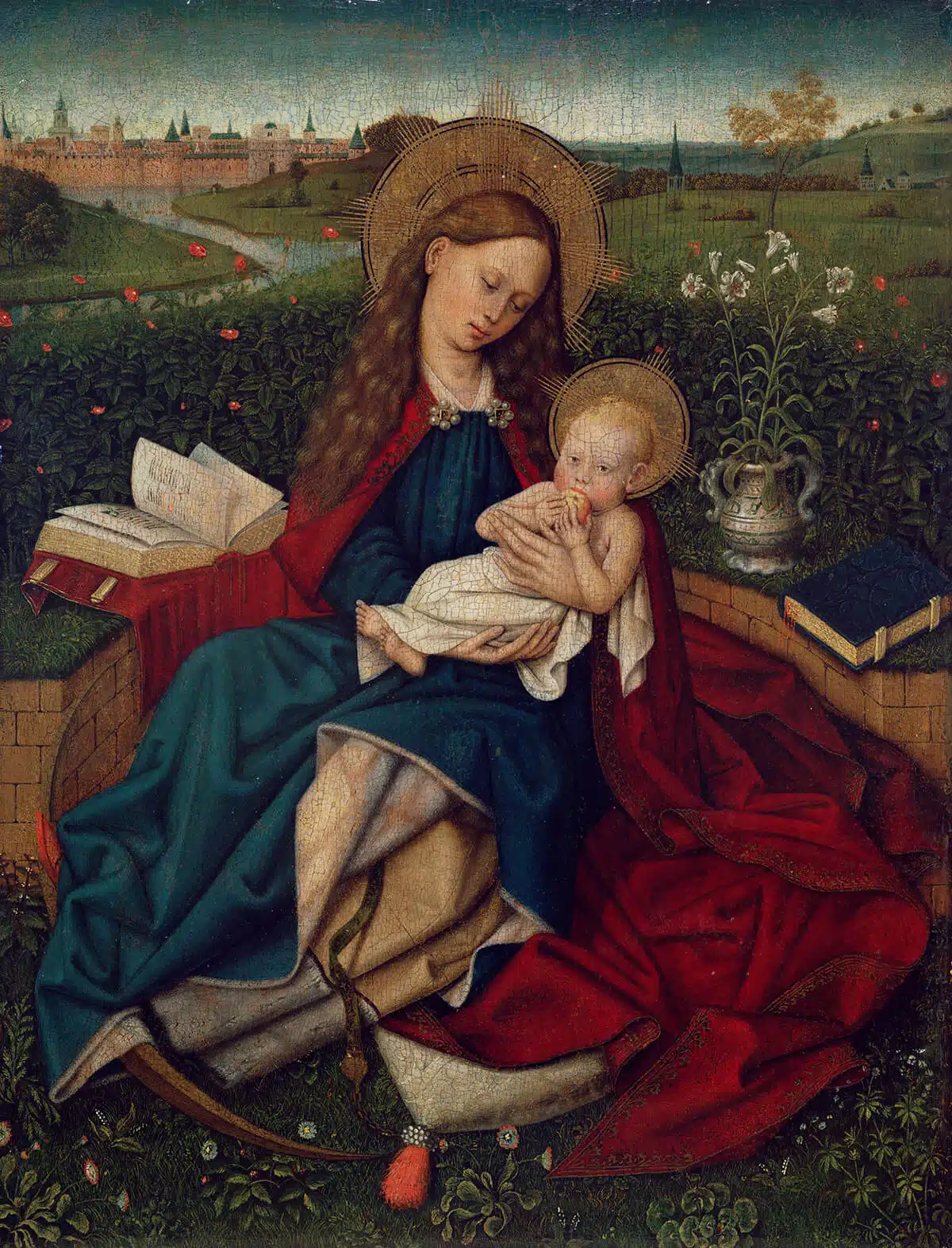 The Madonna of Humility painting