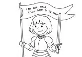Saint Joan of Arc Coloring Page