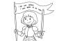 Saint Joan of Arc Coloring Page