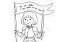 Saint Joan of Arc Coloring Page