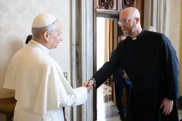 Fr. Kyle Schnipple meets with Pope Leo XIV to talk about courage, pride, and the sacred heart of Jesus for those experiencing same sex attraction